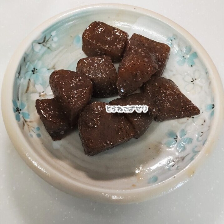 こんにゃくのピリ辛炒め煮